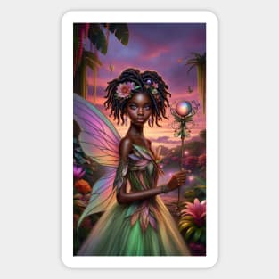 African Fairy Sticker